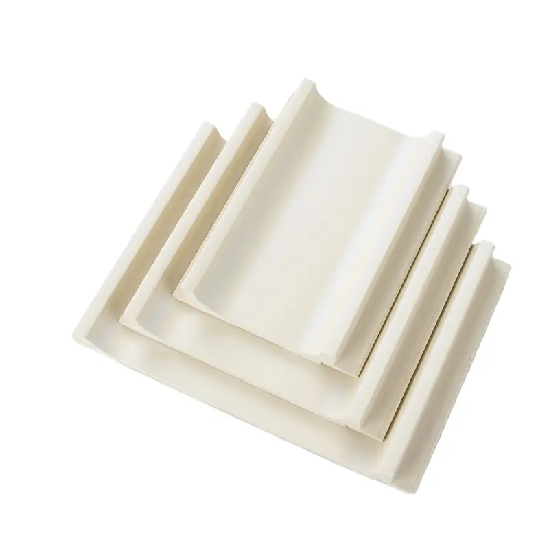 New design Curved composite board indoor wpc wall panel