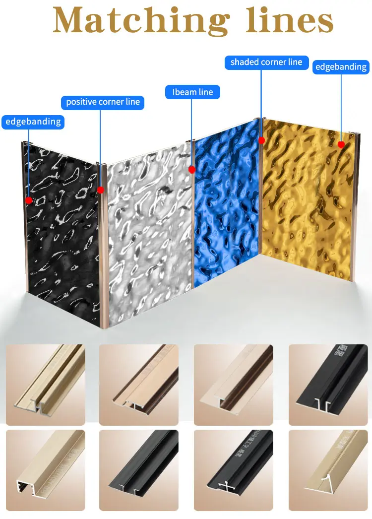 Home Interior Decoration Bamboo Charcoal water ripple wood veneerl (12)bpb