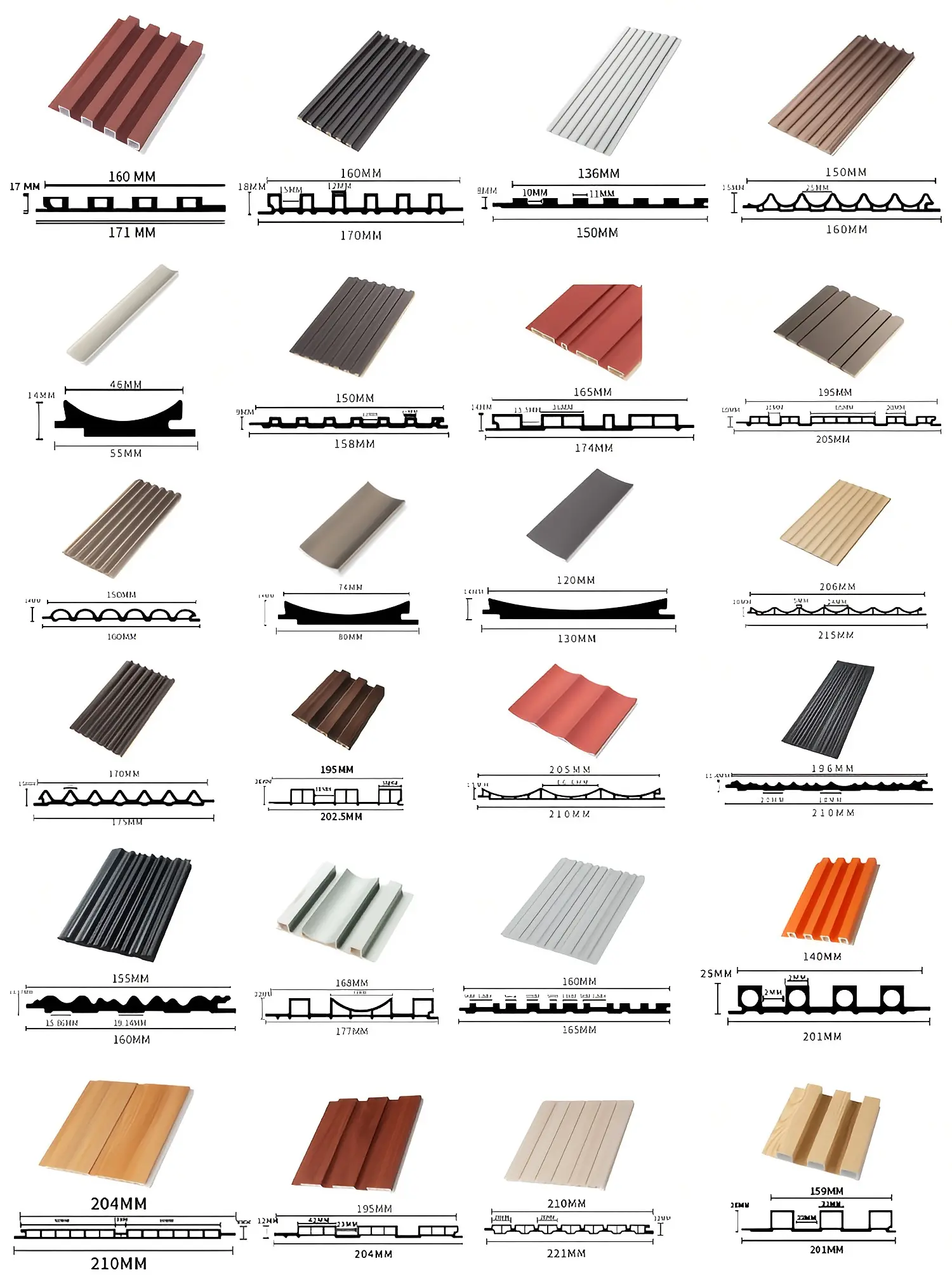 Interior Decorative WPC Wall Panel (12)o6j