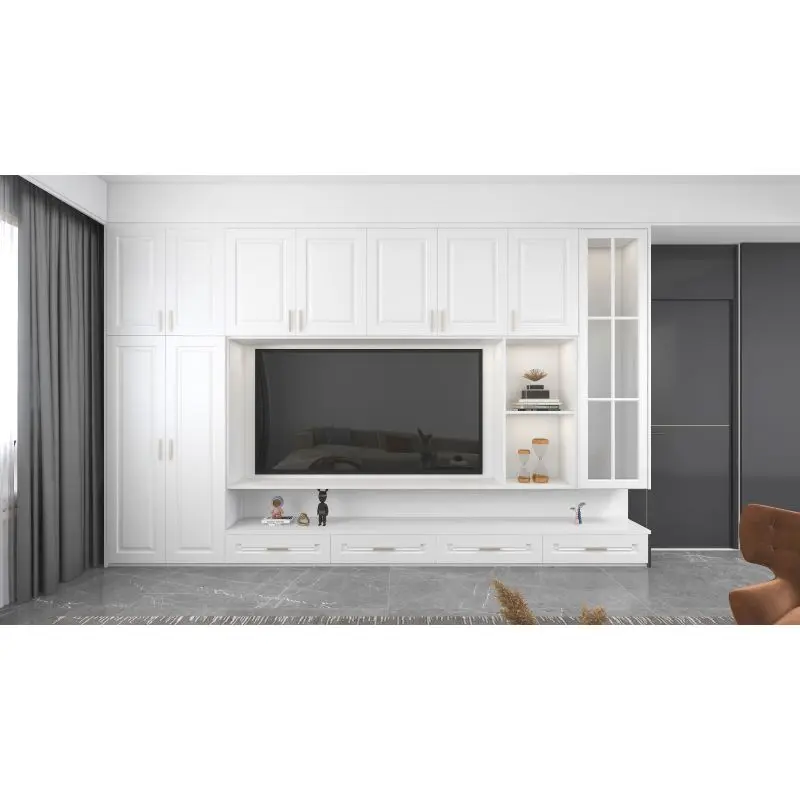 European Style Minimalist White Custom Wardrobe (3).jpg
