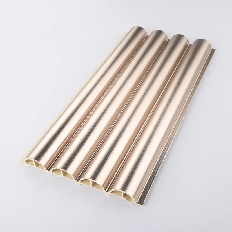 186 * 23MM semi-circular plate shaped wpc wall panel-1